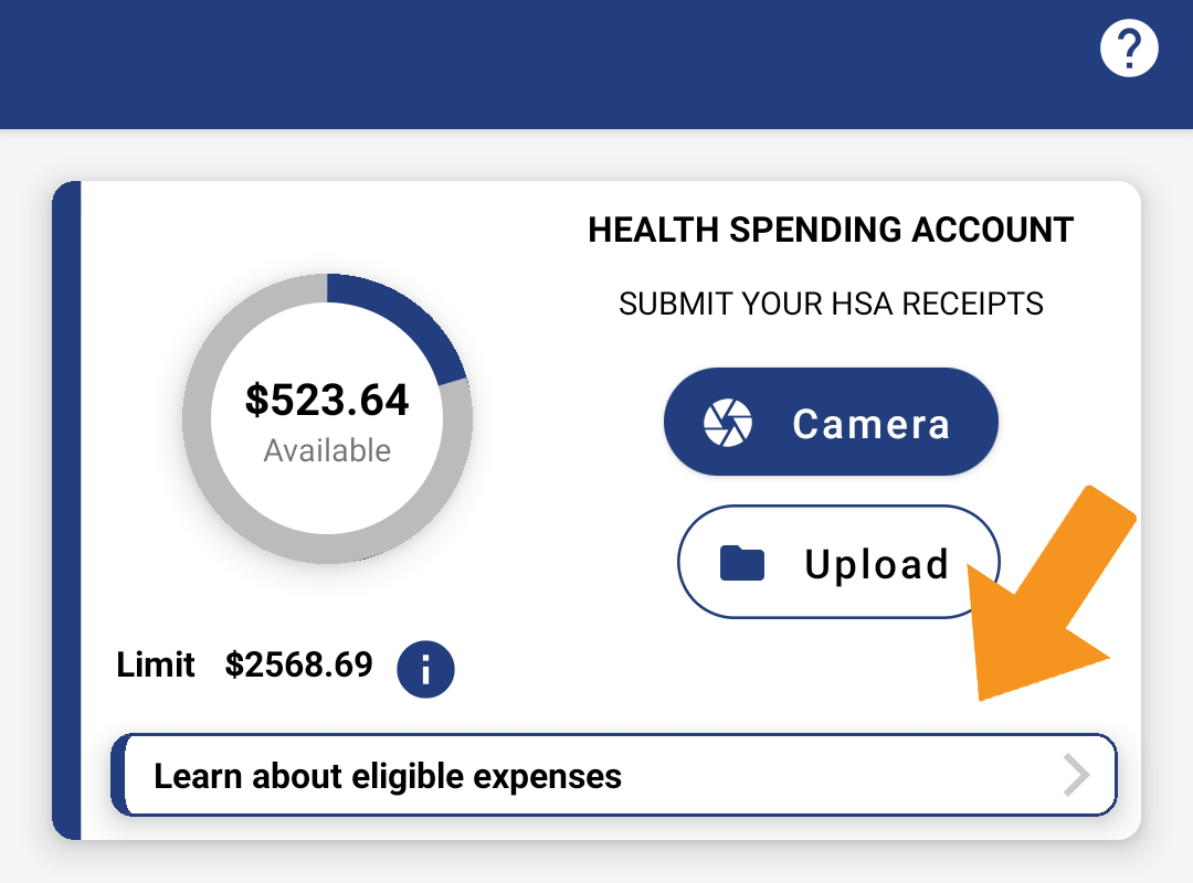 Health Spending Account (HSA) Coverage, List of Eligible Expenses